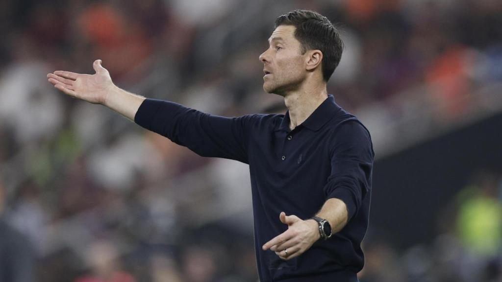 Xabi Alonso, en la final de la Supercopa de España