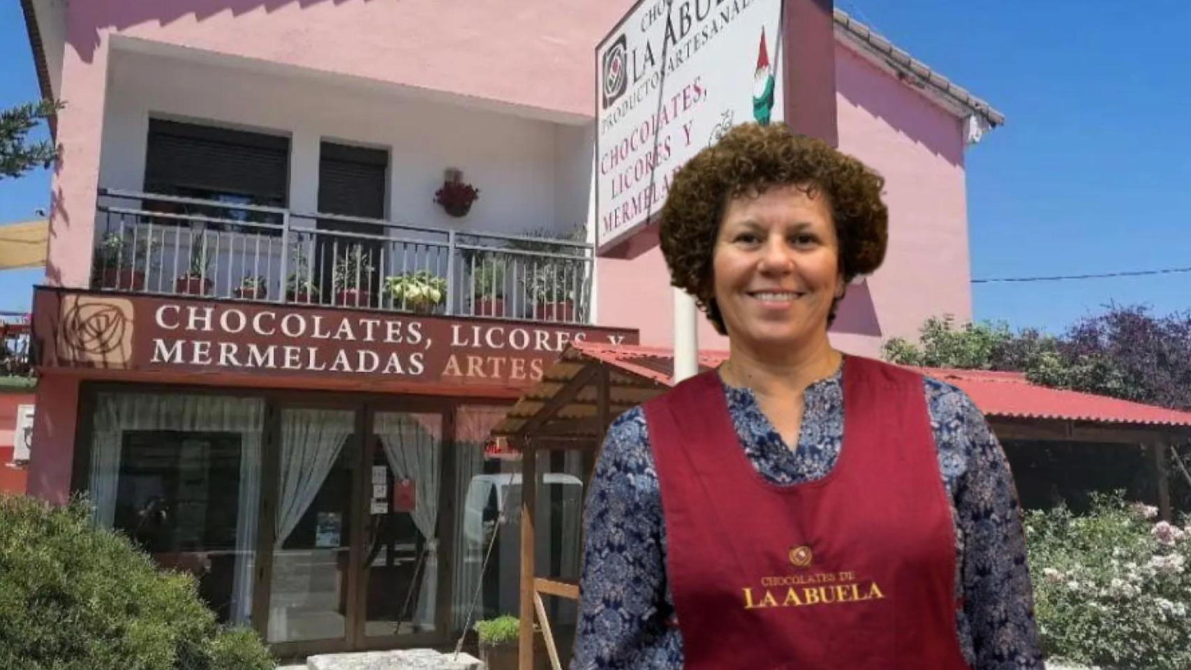 Carina y su chocolatería.