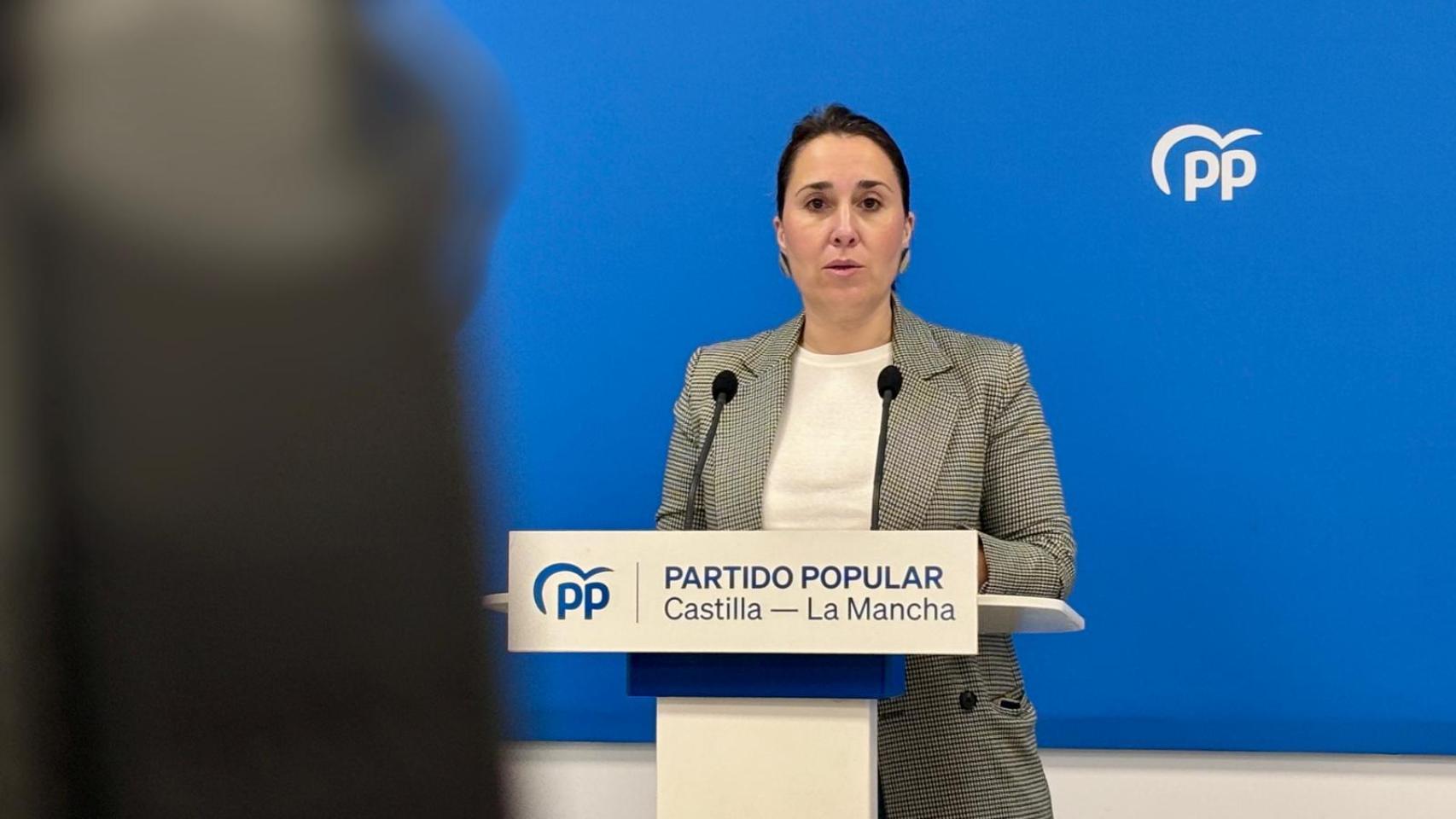 Alejandra Hernández en rueda de prensa.
