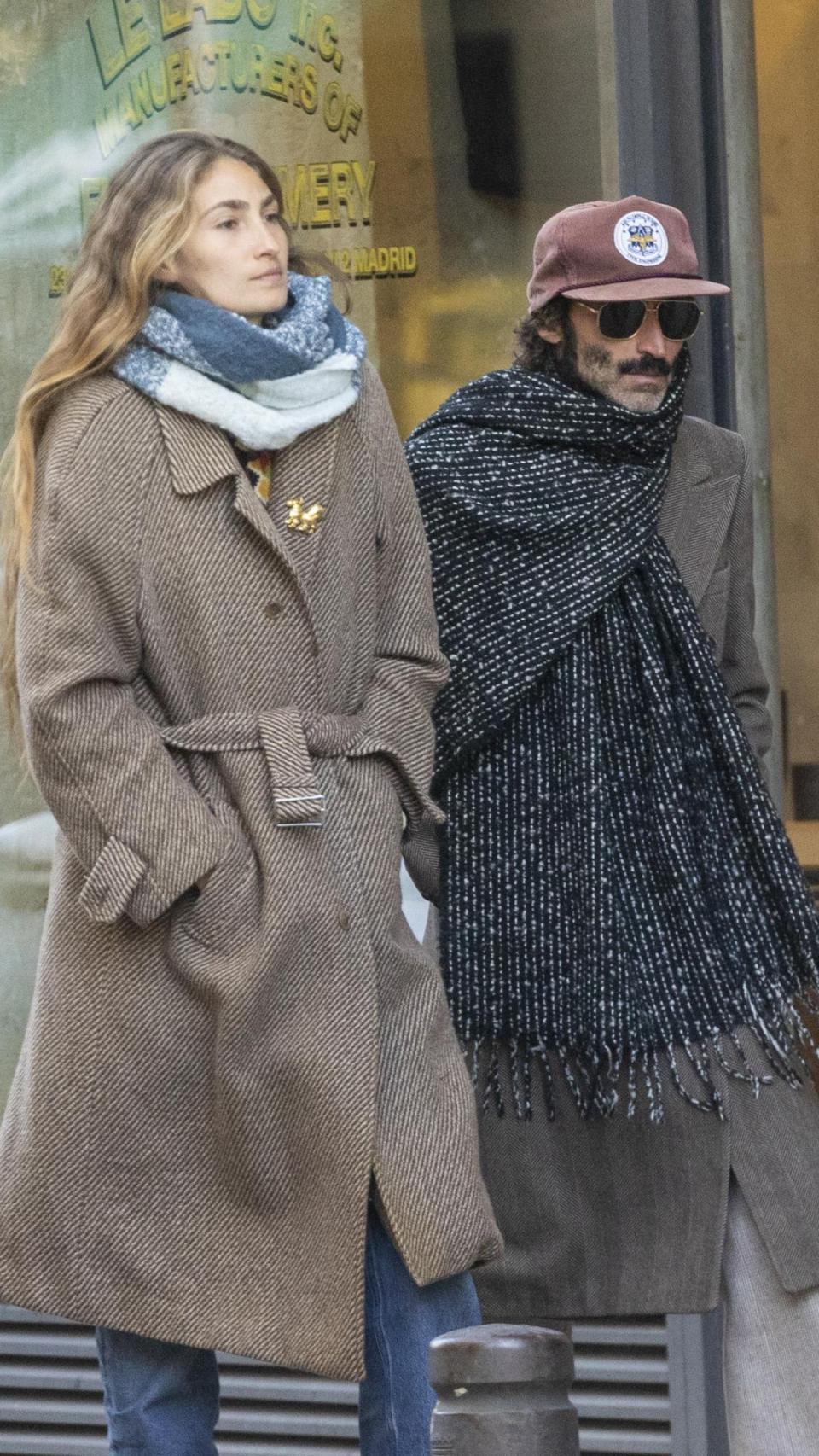 Leiva, junto a su acompañante, en una fotografía tomada en Madrid el 9 de enero de 2026.