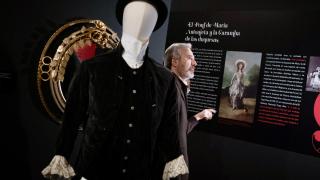 Azcón, este martes durante la visita a la nueva exposición de Goya.