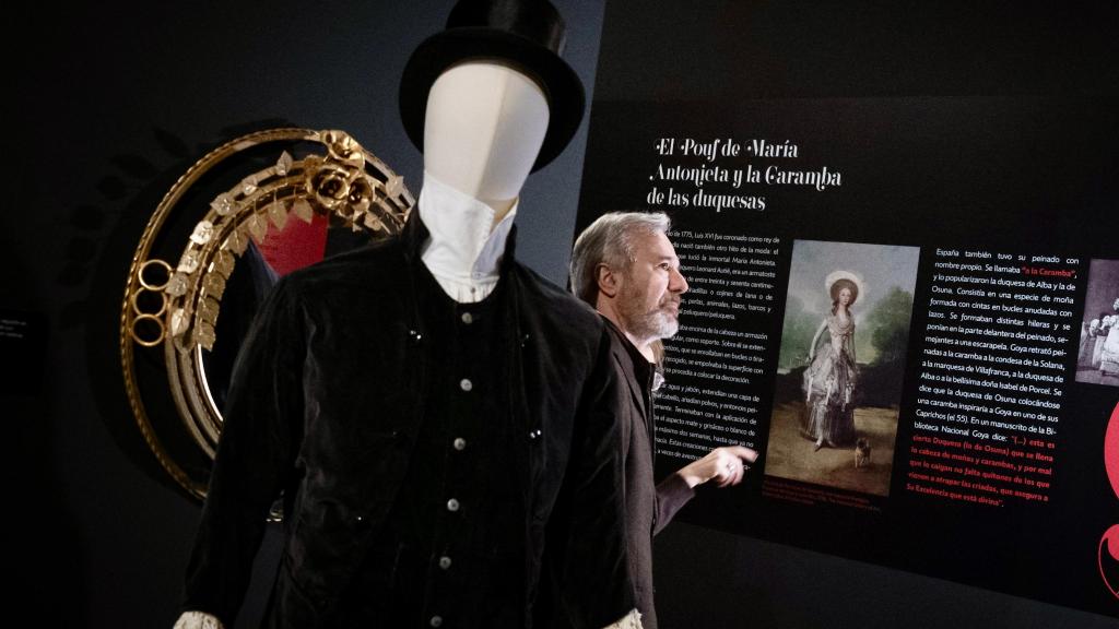 Azcón, este martes durante la visita a la nueva exposición de Goya.