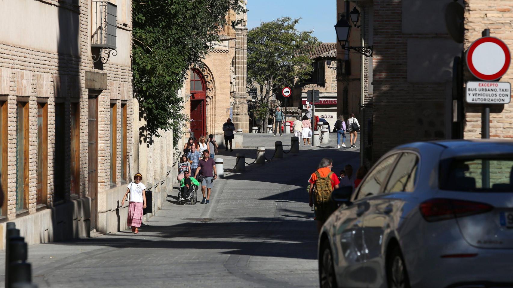 Una calle de la ciudad de Toledo.