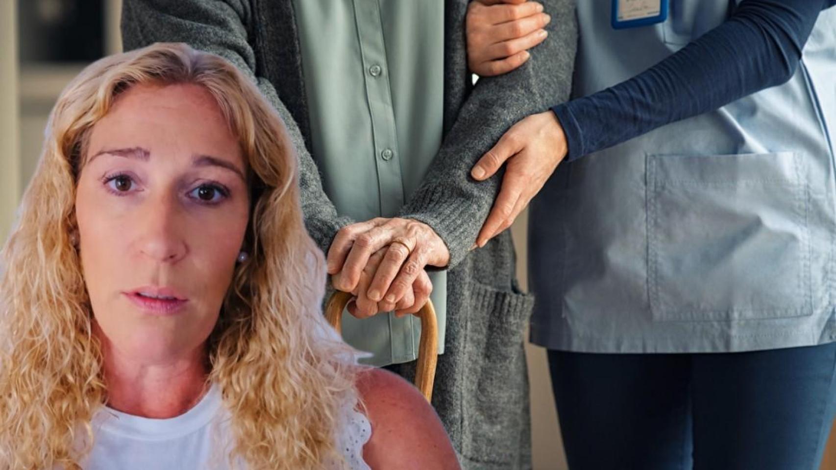 María Adame, auxiliar de ayuda a domicilio.