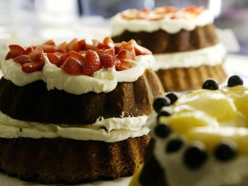 Un pastel a reventar de azúcar.