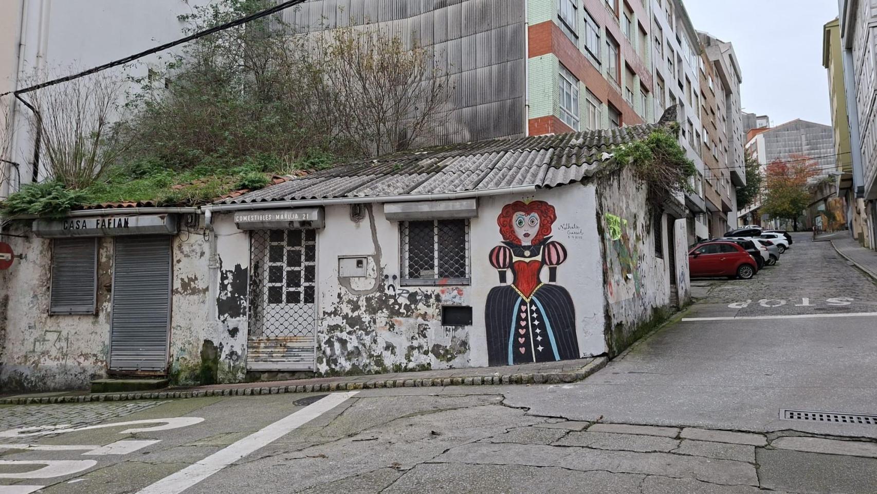 Inmueble de la calle Mestre Gregorio Baudot adquirido por el Concello de Ferrol.