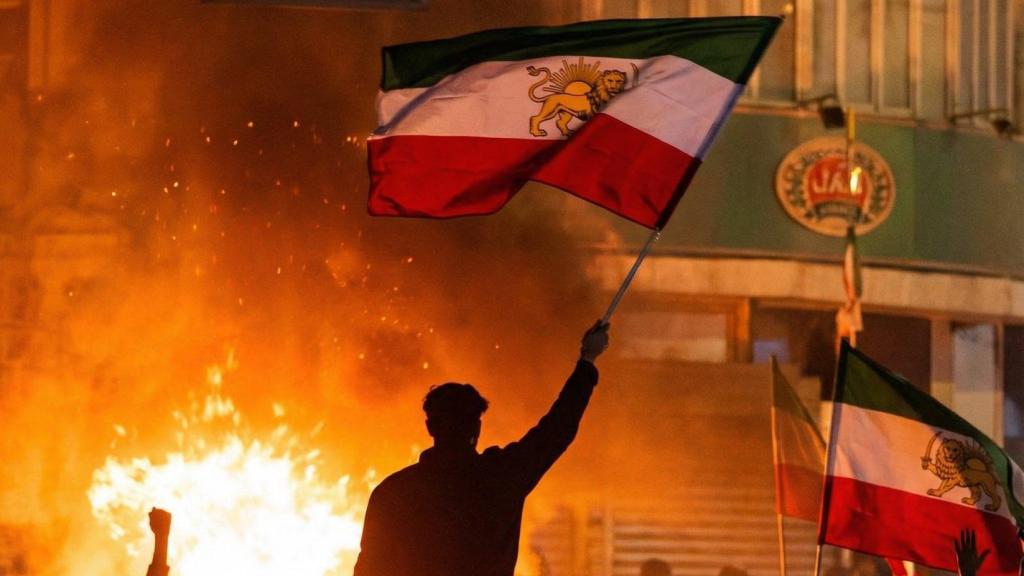 Protestas en Irán contra el régimen de Alí Jamenei.