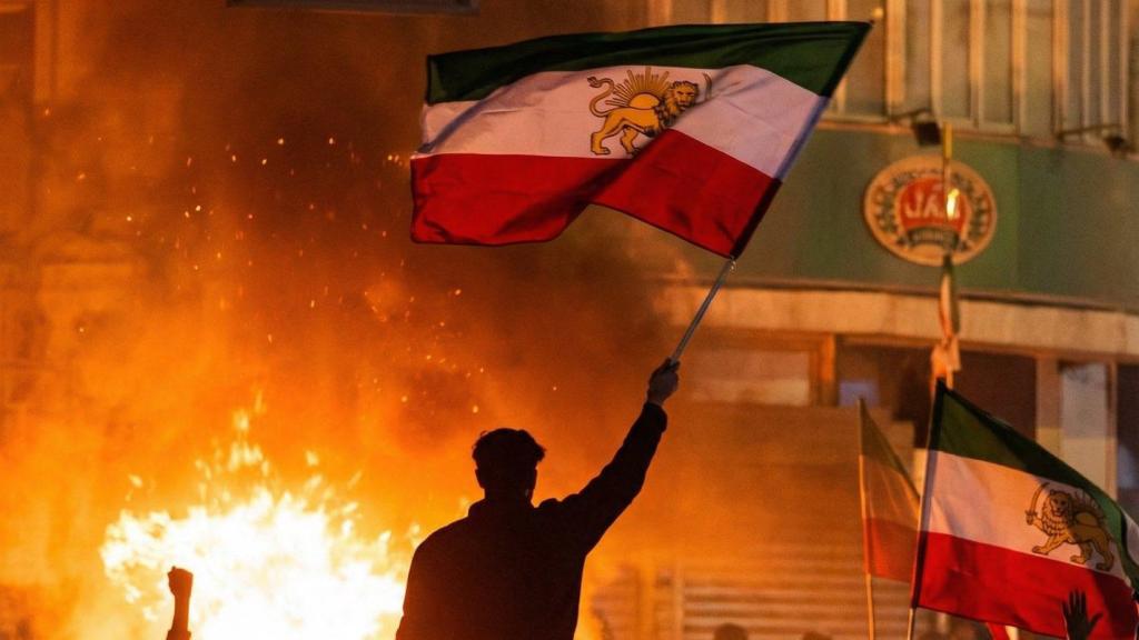 Protestas en Irán contra el régimen de Alí Jamenei.