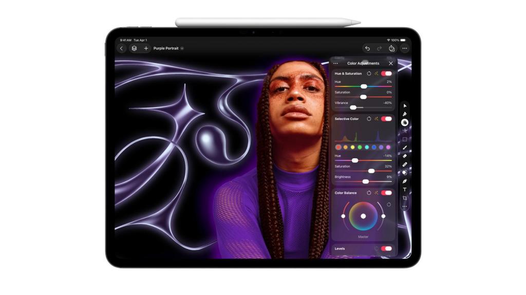 Pixelmator Pro en iPad.