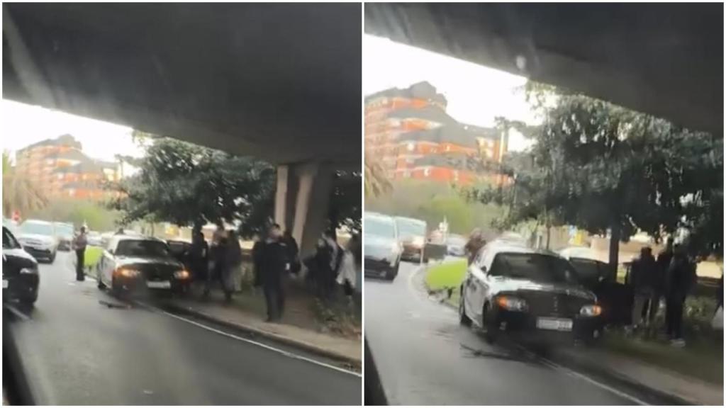 Imágenes del accidente.