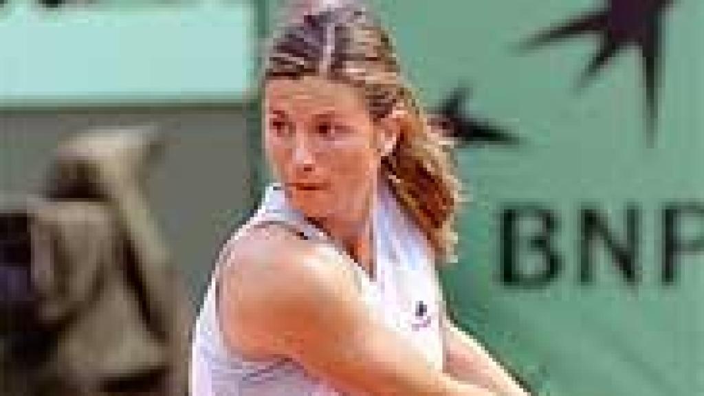 Cristina Torrens, durante un partido.