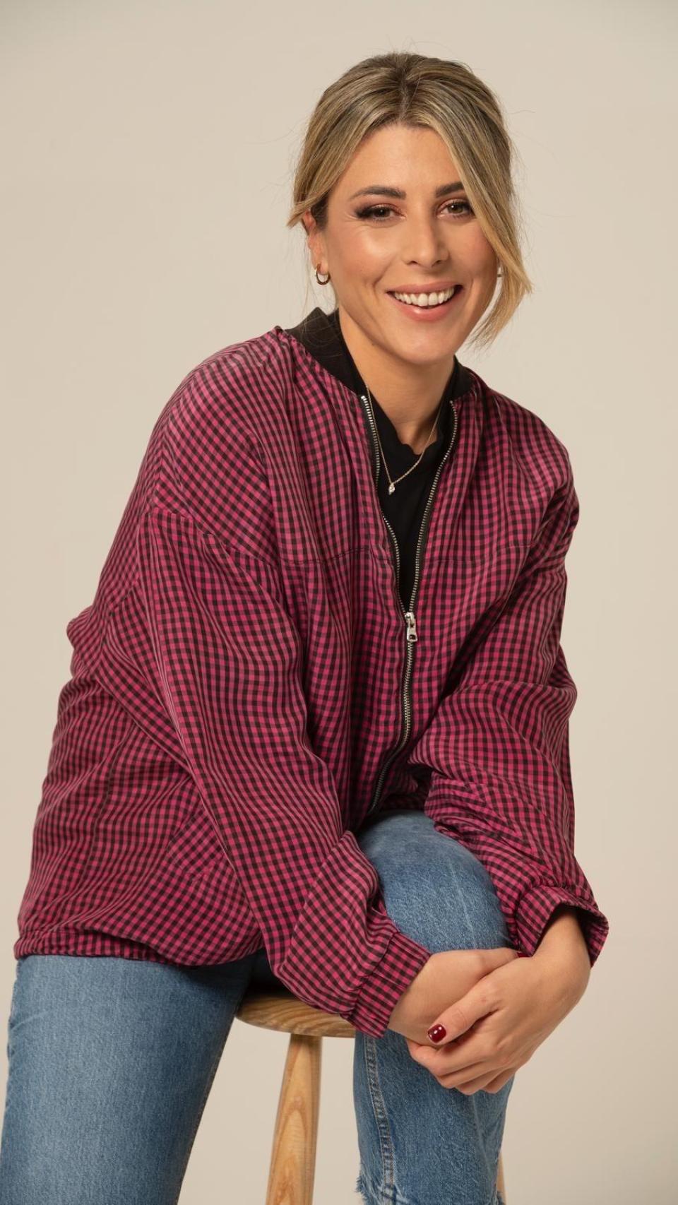 Valeria Ros en el posado promocional de Mediaset España.