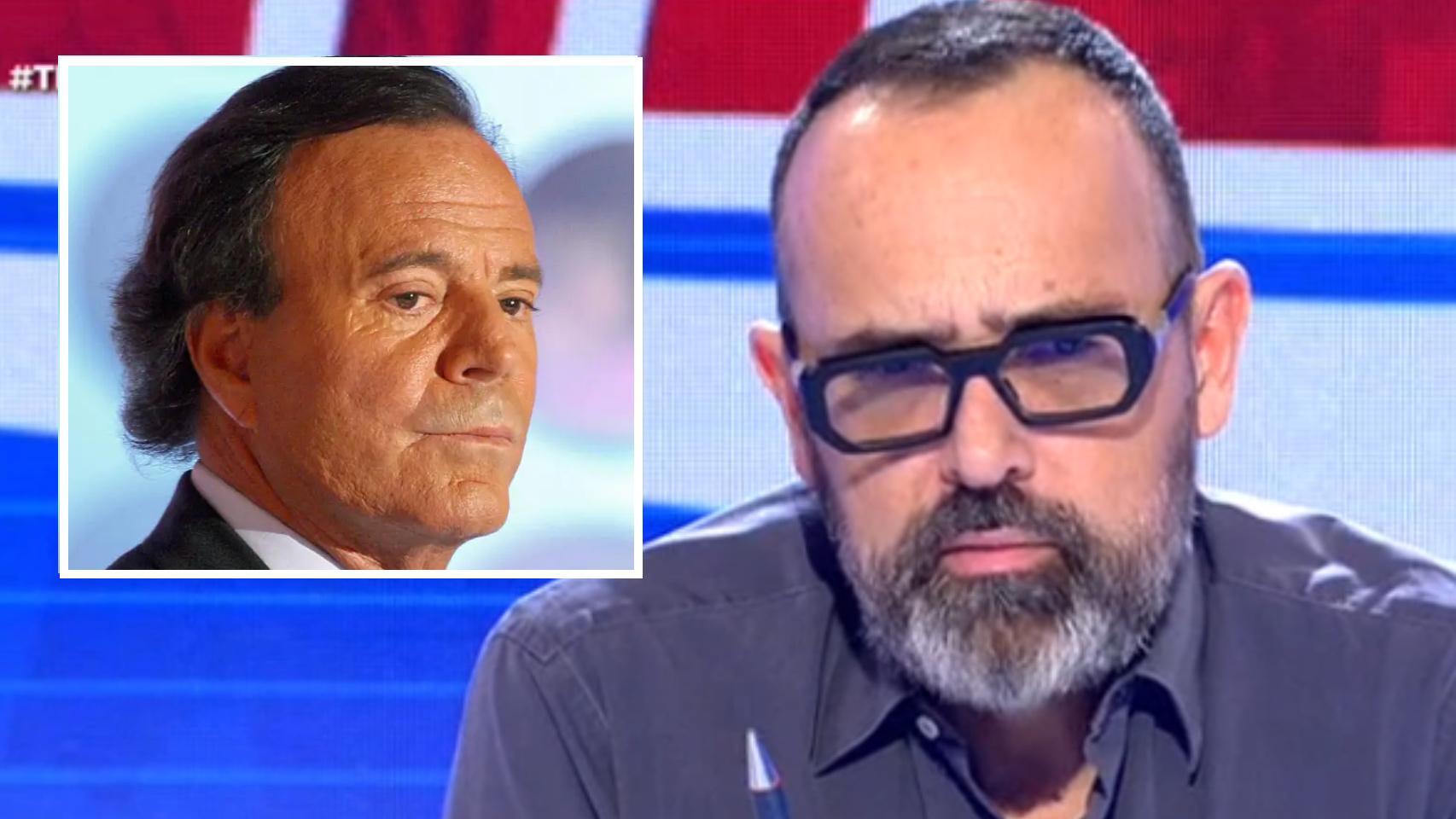 Risto Mejide y Julio Iglesias en un montaje de BLUPER.