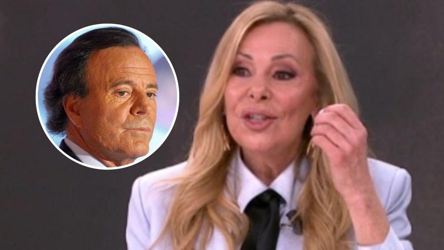 Ana Obregón y Julio Iglesias en un montaje de BLUPER