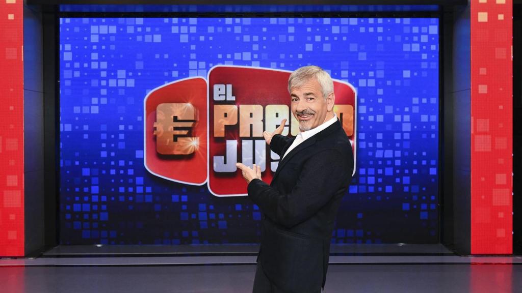 Carlos Sobera y la última etapa de 'El precio justo' en una imagen de archivo
