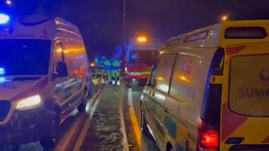 Lugar en el que ha tenido el accidente en la carretera M-206.