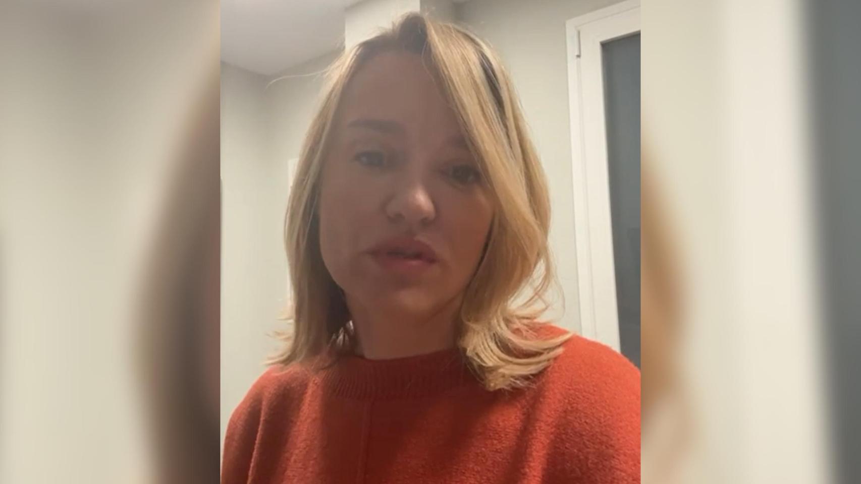 Pilar Alegría, en el vídeo.