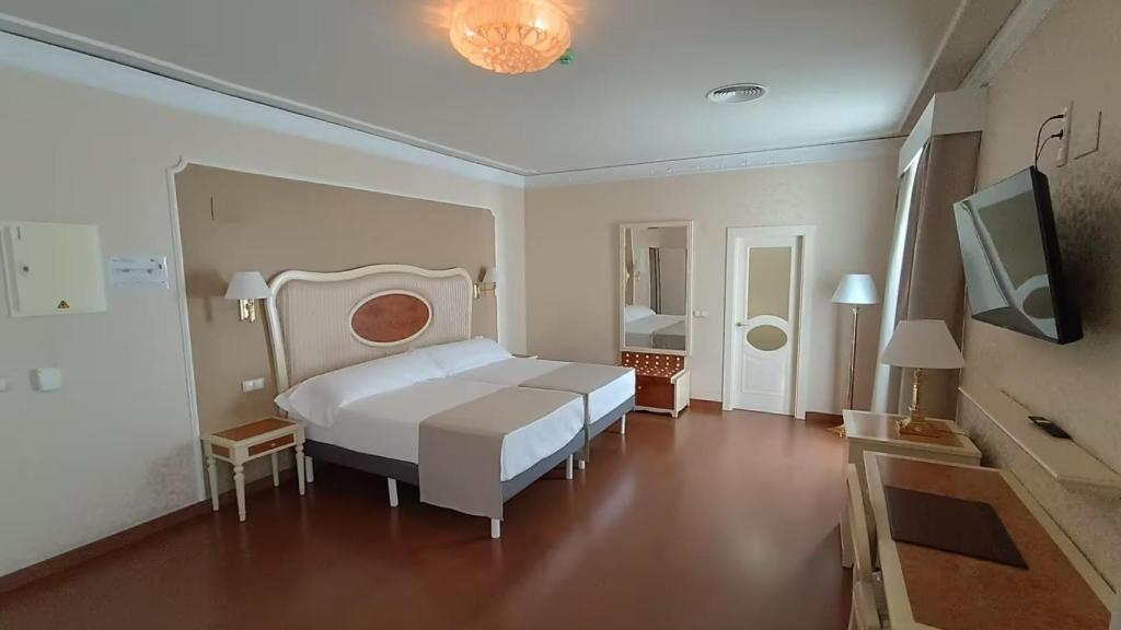 Una habitación del hotel.