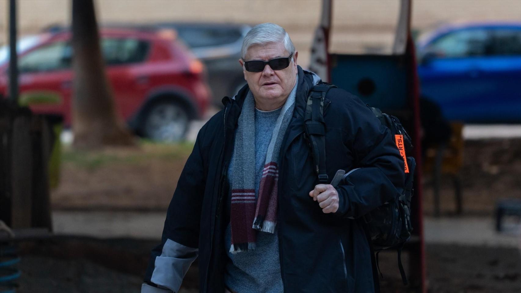 El jefe de los Bomberos durante la dana, José Miguel Basset, en los juzgados de Catarroja. Jorge Gil / EP