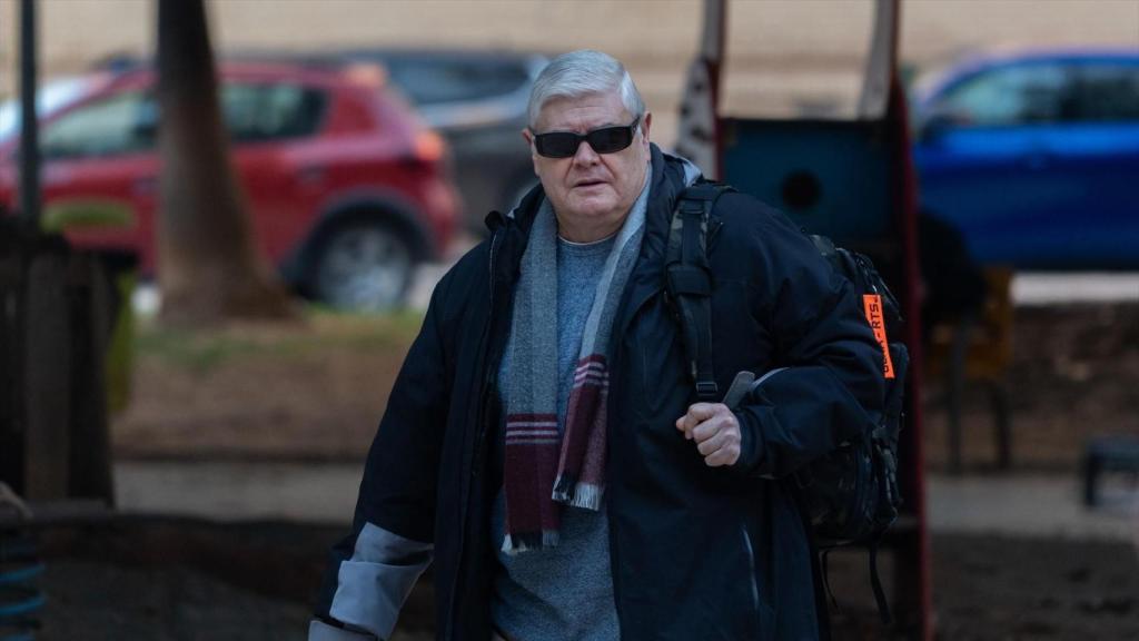 El jefe de los Bomberos durante la dana, José Miguel Basset, en los juzgados de Catarroja. Jorge Gil / EP