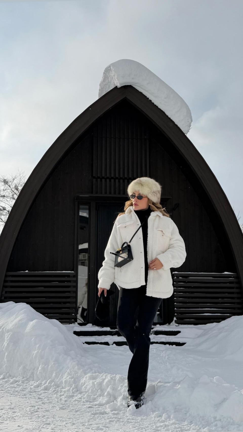 Michelle Salas, durante sus vacaciones en Japón.