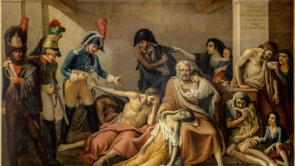 José Aparicio e Inglada: 'El año del hambre de Madrid', 1818. Óleo sobre lienzo Madrid, Museo Nacional del Prado Exposición: “El cuadro del hambre”
