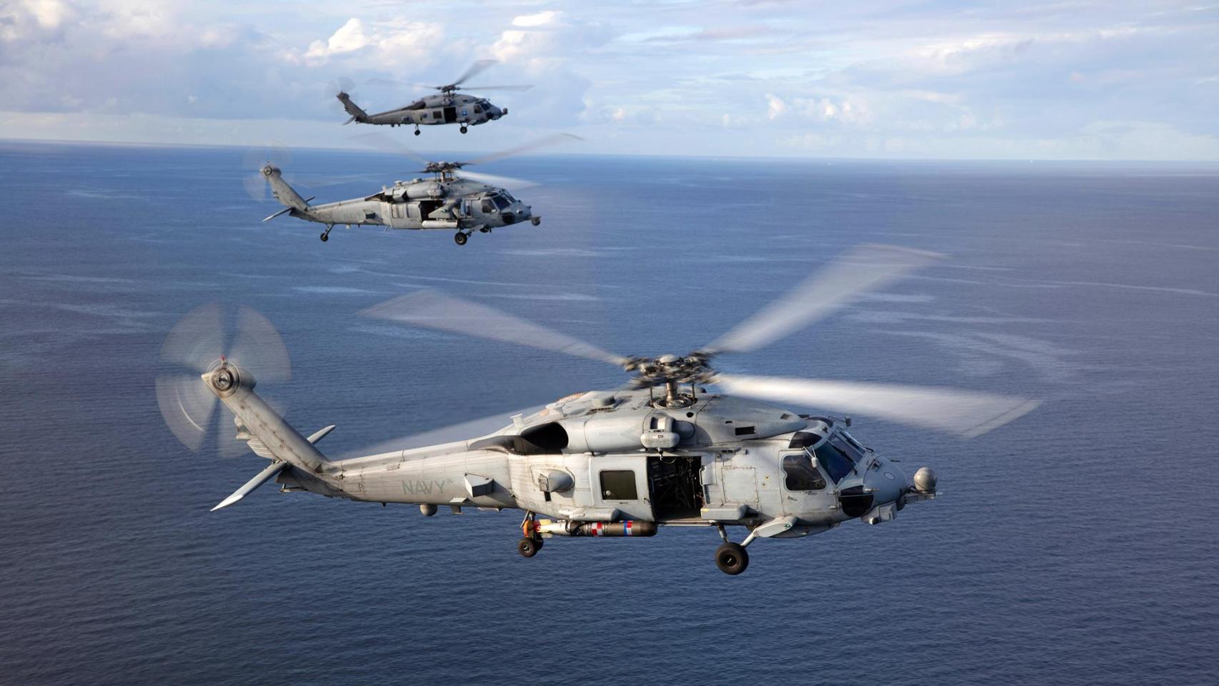 Helicópteros MH-60R de la US Navy