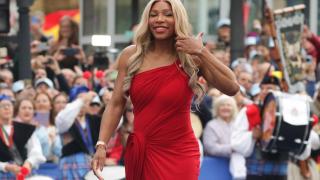 Serena Williams, en su llegada a la ceremonia del Premio Princesa de Asturias de los Deportes 2025