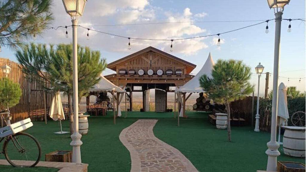 Terraza mirador del complejo.