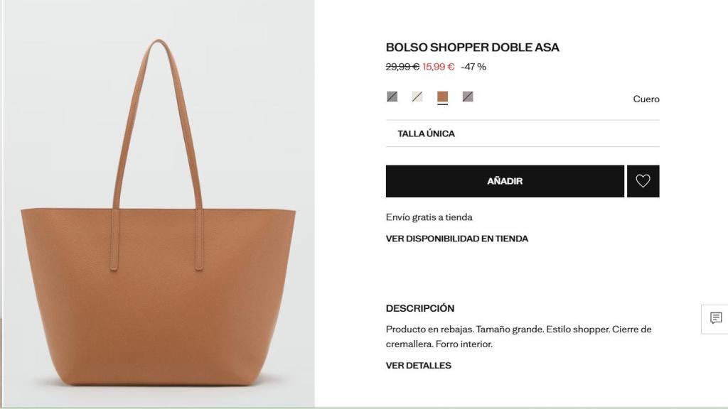 Bolso shopper. REF. 17081146