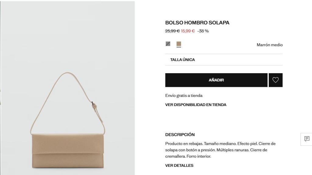 Bolso hombro. REF. 17081146