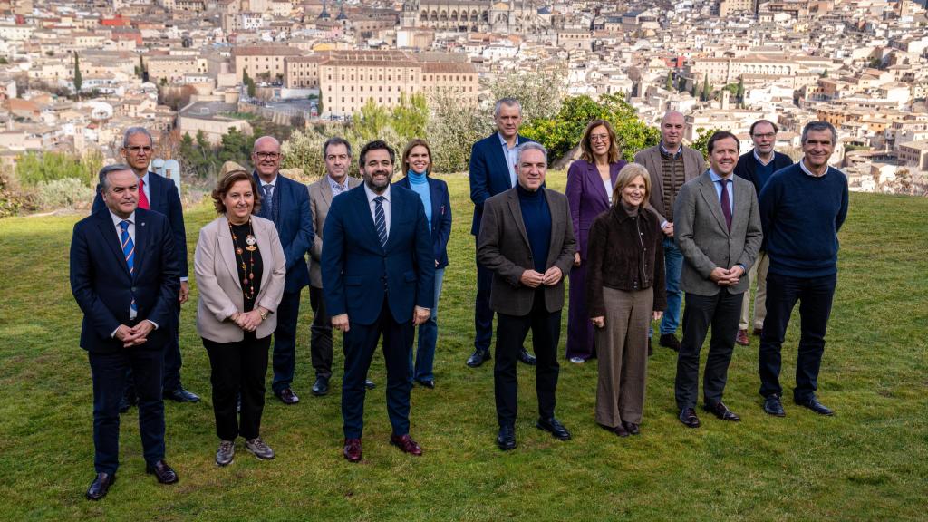 Encuentro del PP de Castilla-La Mancha con Bendodo en Toledo. Foto. PP CLM.