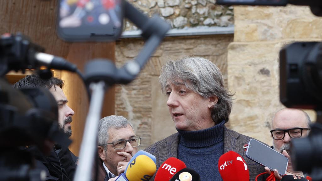El secretario de Estado de Medio Ambiente, Hugo Morán y el alcalde de Soria, Carlos Martínez, participan en la inauguración jornada 'Impulsando la puesta en valor de los servicios ecosistémicos forestales’ de la Fundación Biodiversidad.