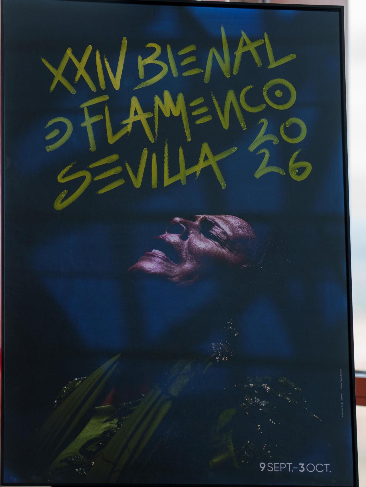 Imagen del cartel de la Bienal del Flamenco.