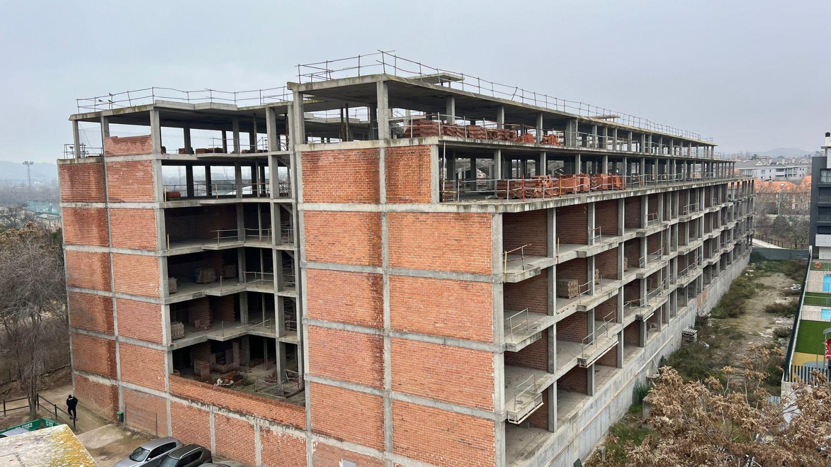 El esqueleto de hormigón de Cuarte.