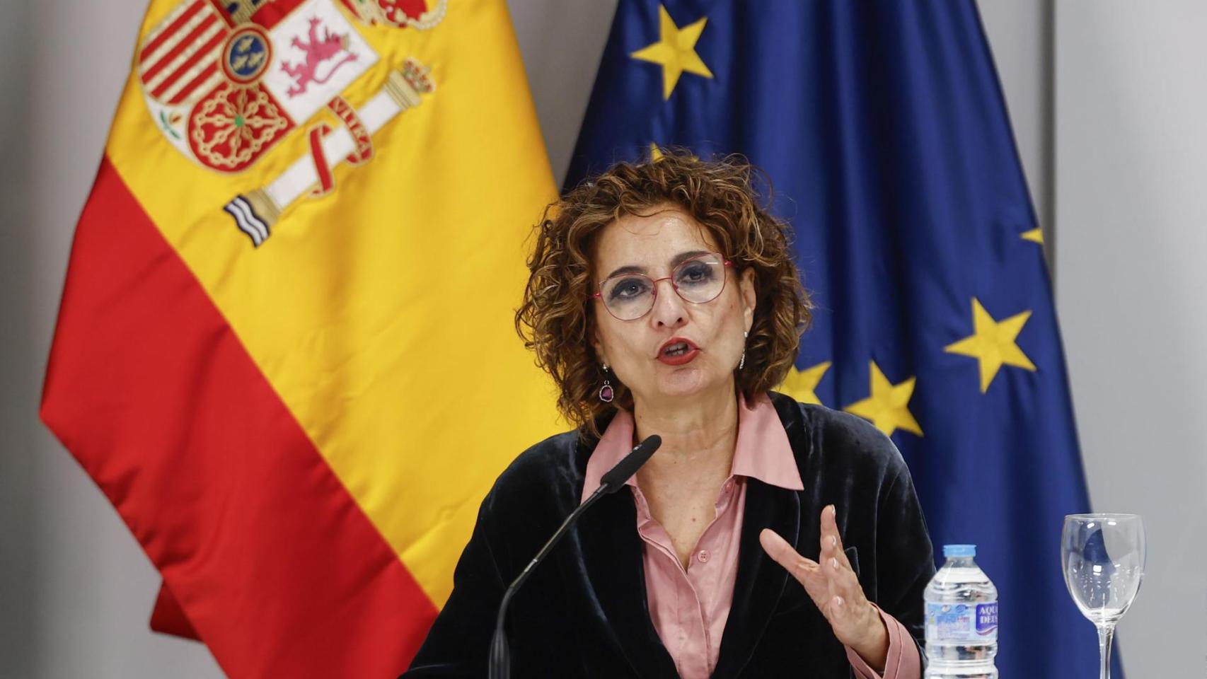 María Jesús Montero, vicepresidenta primera y ministra de Hacienda.