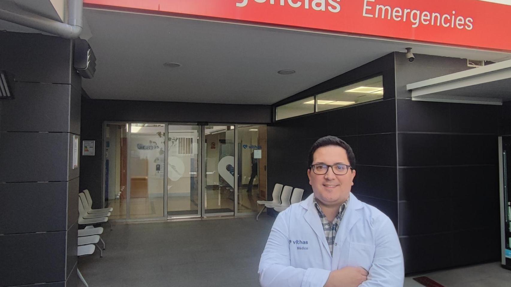 Diego Toledo, nuevo coordinador del Área de Urgencias del Hospital Vithas Málaga