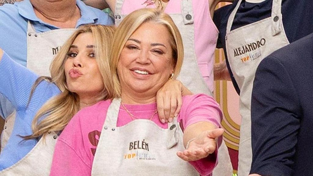 Belén Esteban, en un posado oficial de 'Top Chef: dulces y famosos'.