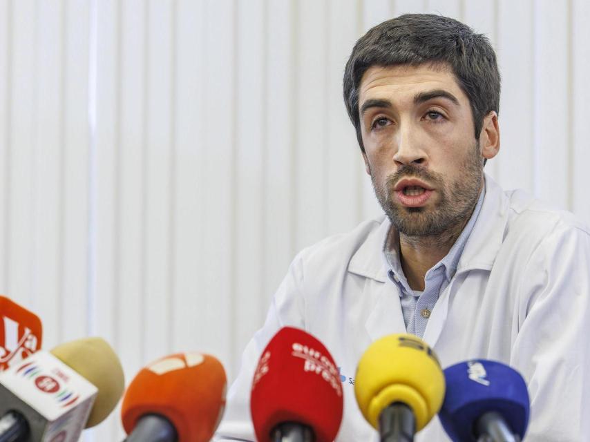 El gerente del Hospital Universitario de Burgos, Carlos Cartón.