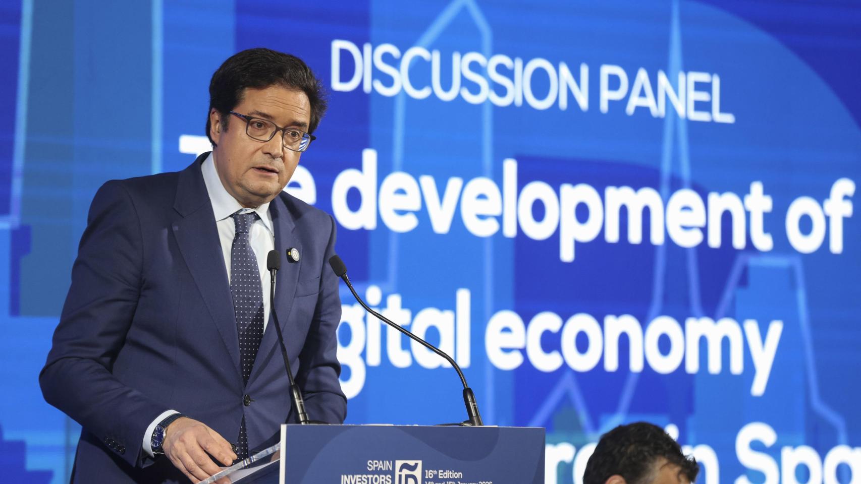 El ministro para la Transformación Digital y de la Función Pública, Óscar López, participa este miércoles, en la XVI edición del foro Spain Investors Day (SID), en Madrid.