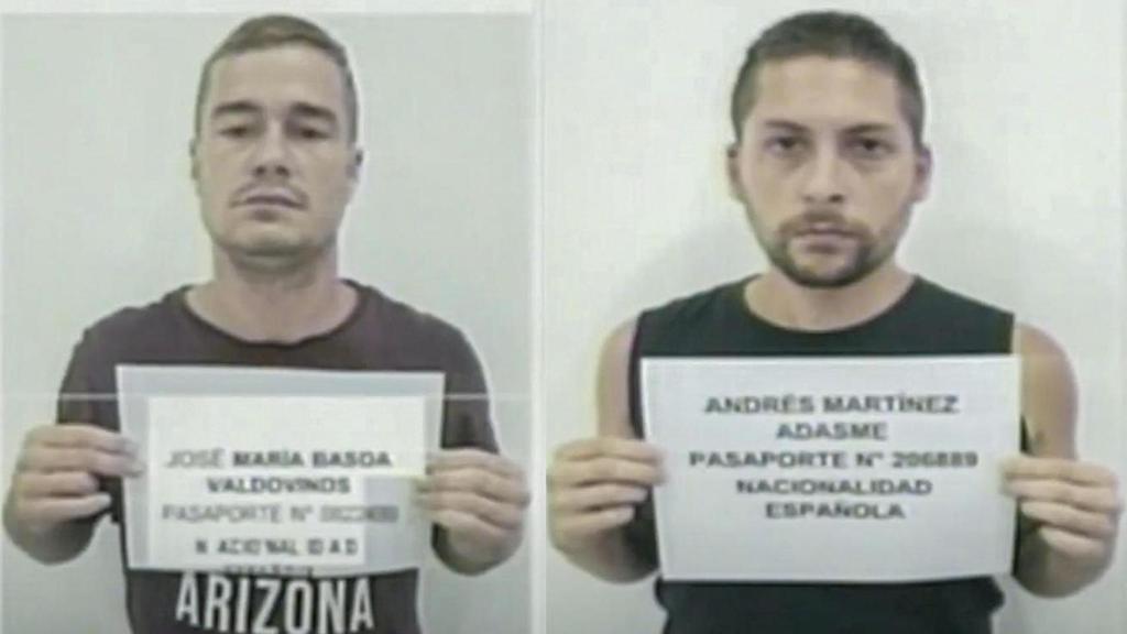 José María Basoa y Andrés Martínez Adasme.