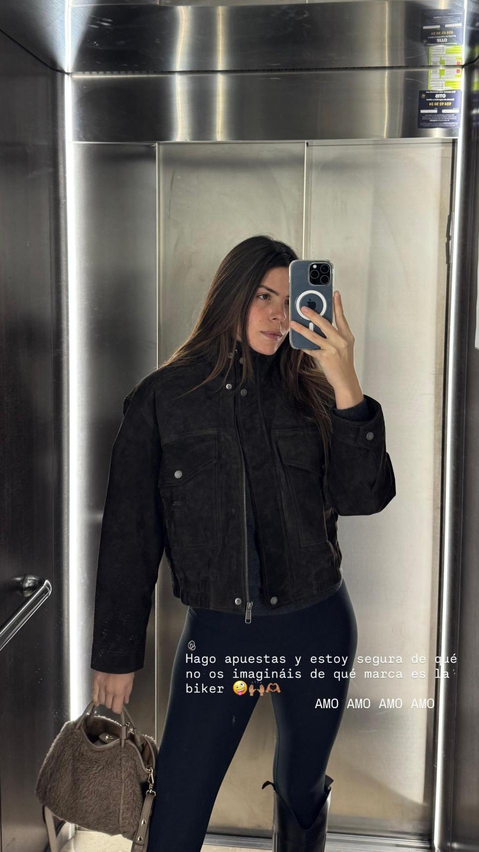 Laura Matamoros, en un 'story' de Instagram.