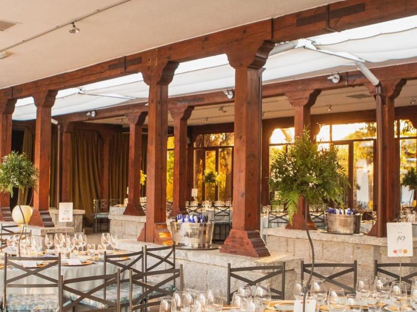 La sala del banquete donde se celebró la boda mantiene la estructura, pero no la decoración.