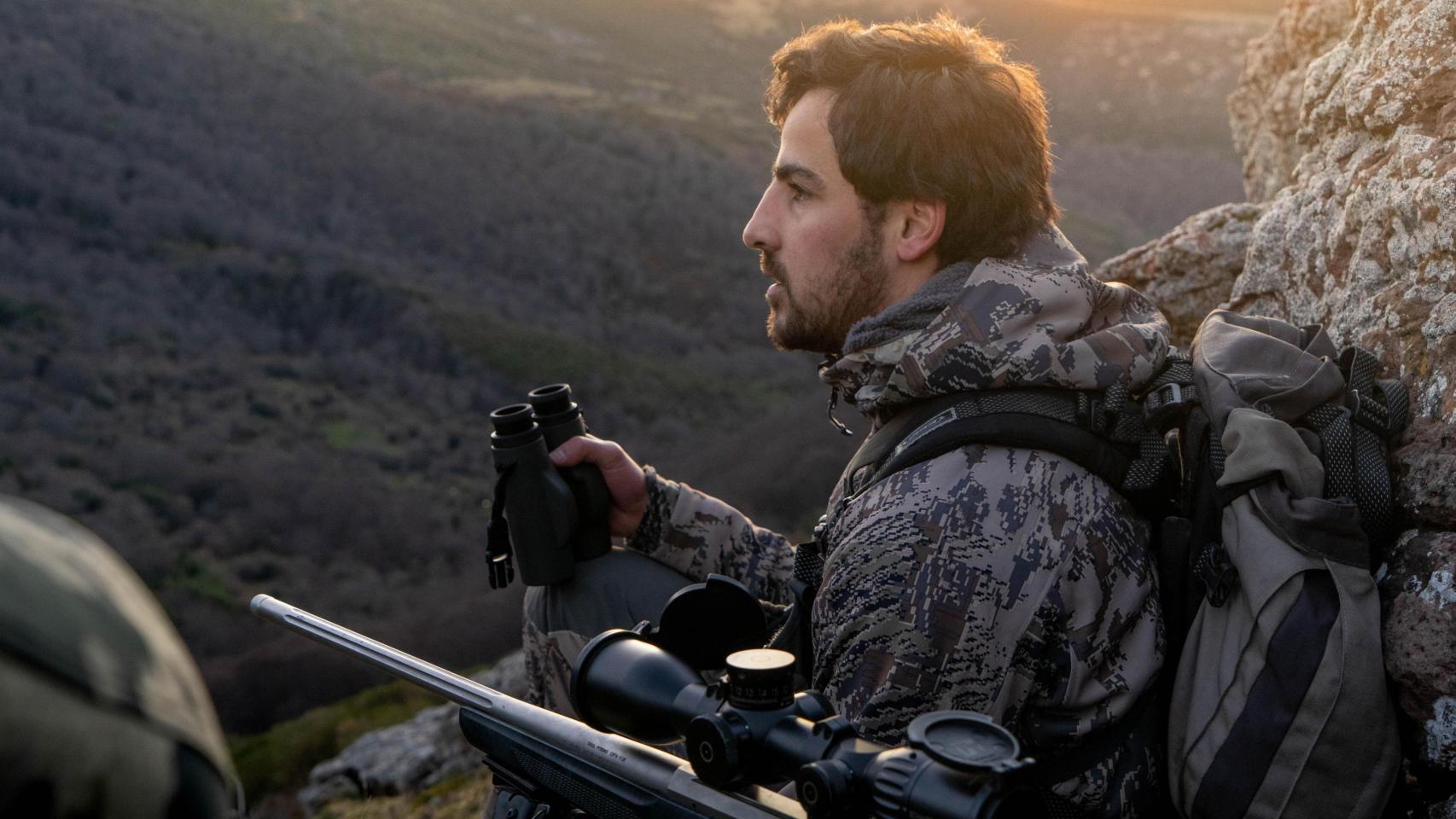 El vallisoletano Asís Valentín-Gamazo durante una sesión de caza.