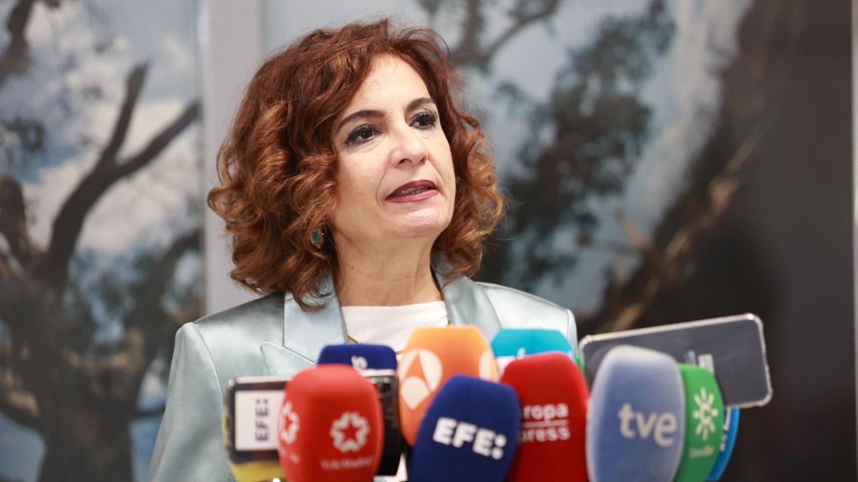 Imagen de María Jesús Montero, ministra de Hacienda.