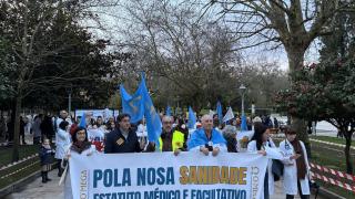Imagen de la salida de la manifestación en La Alameda.