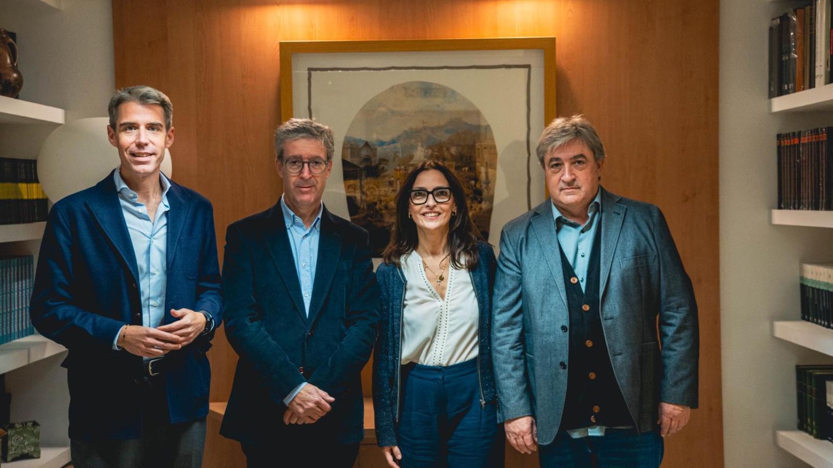 Gonzalo Otalecu, Esther Sánchez Manzano, Daniel Rodríguez y Juan Antonio Rodríguez.