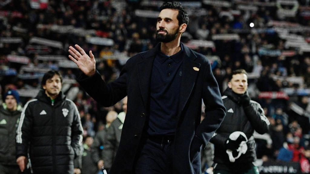 Álvaro Arbeloa na estreia contra o Albacete.