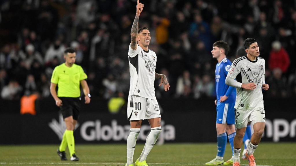 Jefté, en el partido ante el Real Madrid.