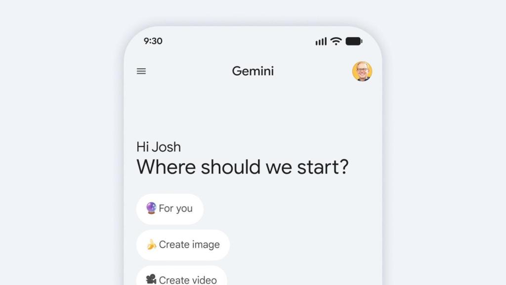 Google Gemini usará datos personales del usuario para mostrar respuestas personalizadas
